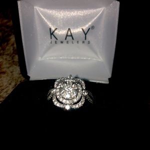 14 WG Diamond engagement ring from Kay.